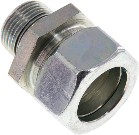 Gerade Schneidringverschr. G 3/4"-28 L (M36x2), Stahl verzinkt, Dichtung FKM