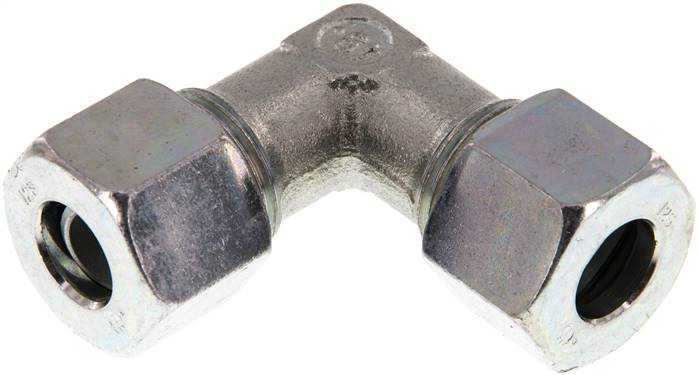 Winkel-Schneidringverschraubung 12 S (M20x1,5), Stahl verzinkt