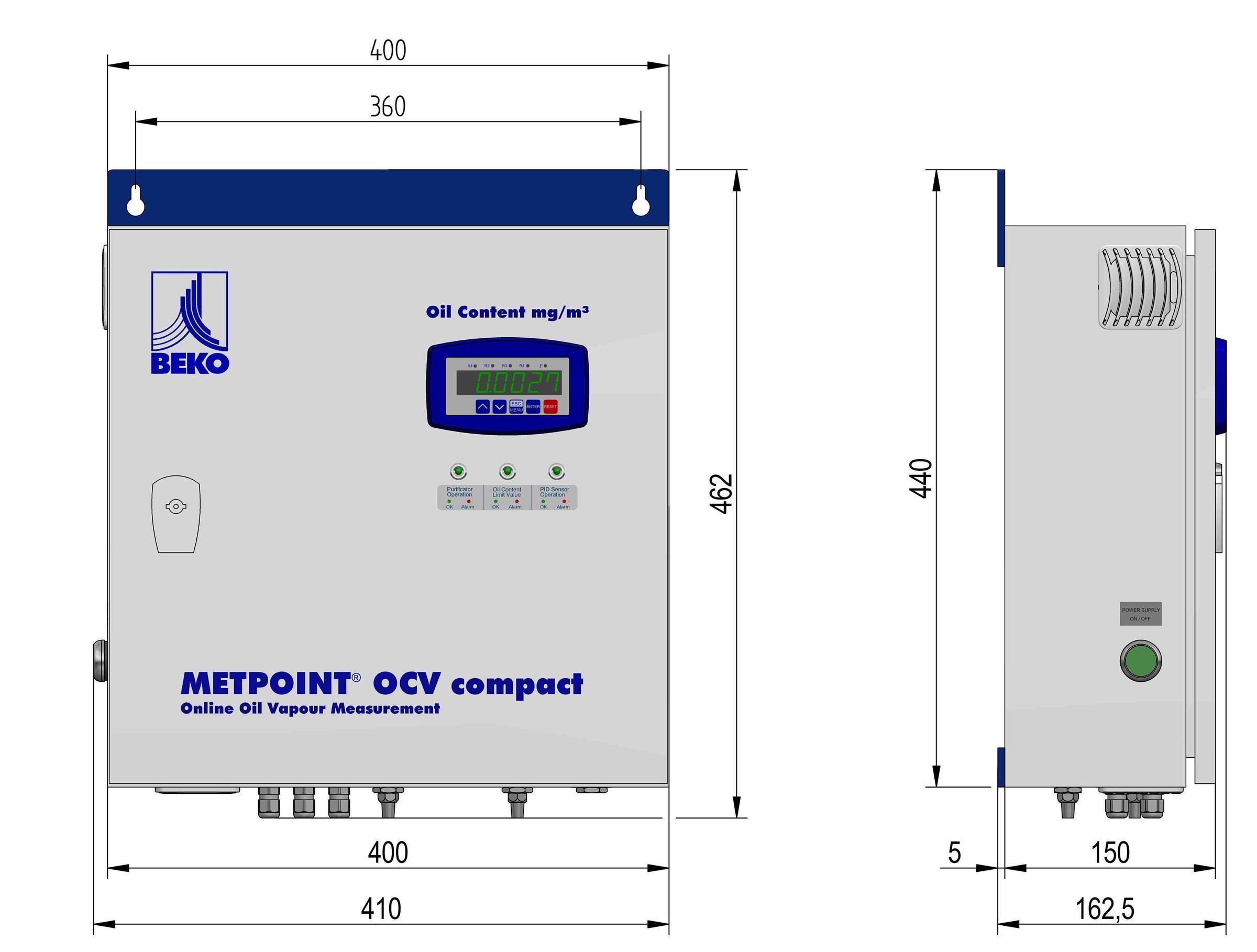 Messstrecke für METPOINT OCV DN40