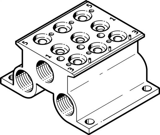 FESTO CPE10-PRS-1/4-3 (543822) Anschlussblock