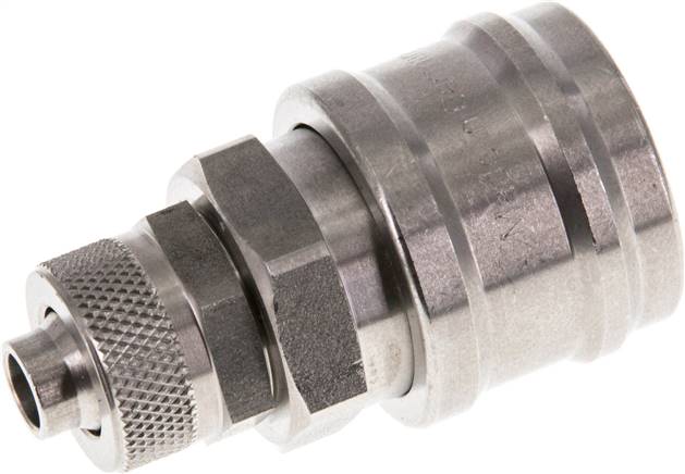 Schnellkupplung (NW7,2) 10x8mm Schlauch, Edelstahl