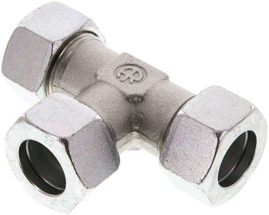 T-Schneidringverschraubung 22 L (M30x2), Stahl verzinkt