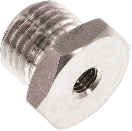 Reduziernippel G 1/4"(AG)-M 5(IG), 1.4571