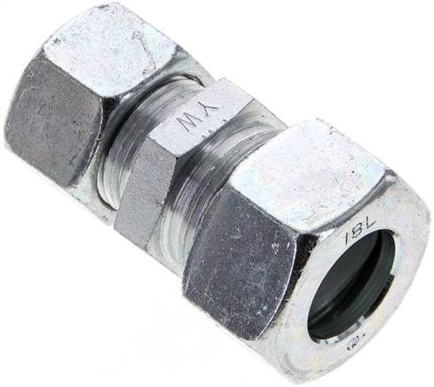 Reduzierverschraubung 18 L (M26x1,5)-15 L (M22x1,5), Stahl verzinkt