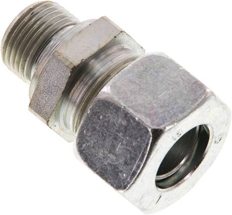 Gerade Schneidringverschr. G 3/8"-15 L (M22x1,5), Stahl verzinkt