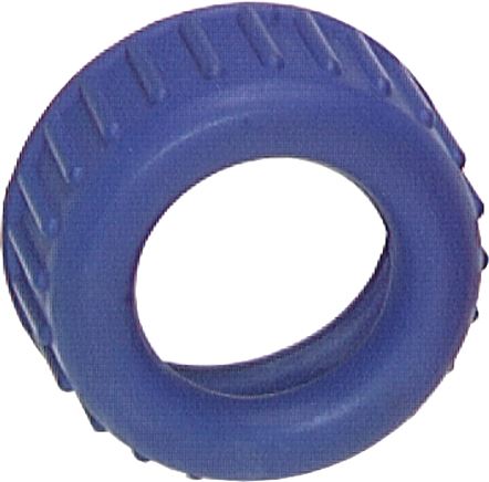 Manometer-Schutzkappe aus Gummi, 63mm, blau