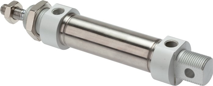ISO 6432-Zylinder, doppeltwirkend, Kolben 25mm,Hub 200mm -Eco-Line