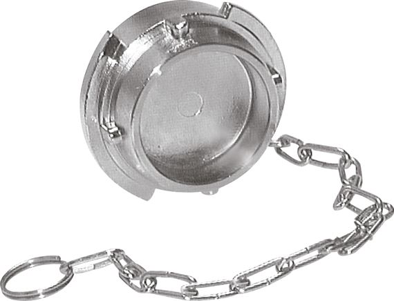 Tankwagenkupplung Verschlussstopfen, Aluminium für MK 80 MS