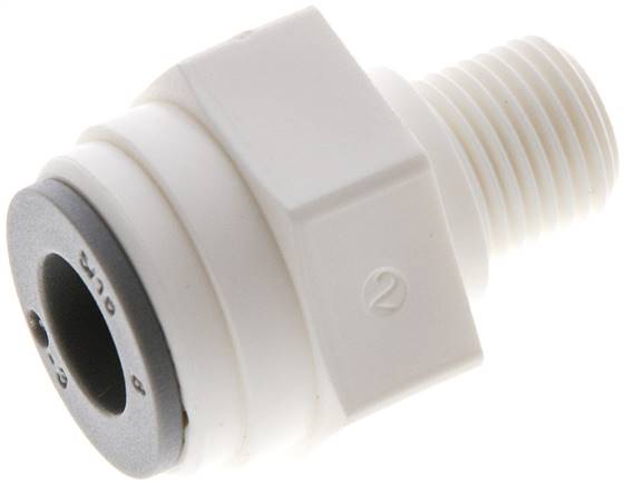Gerader Steckanschluss R 1/8"-5/16" (7,94 mm), IQS-LE (EPDM-Dichtung)