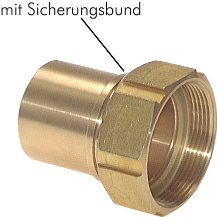 Schlauchtülle, EN14420-5 G 3"-75 (3")mm, Messing