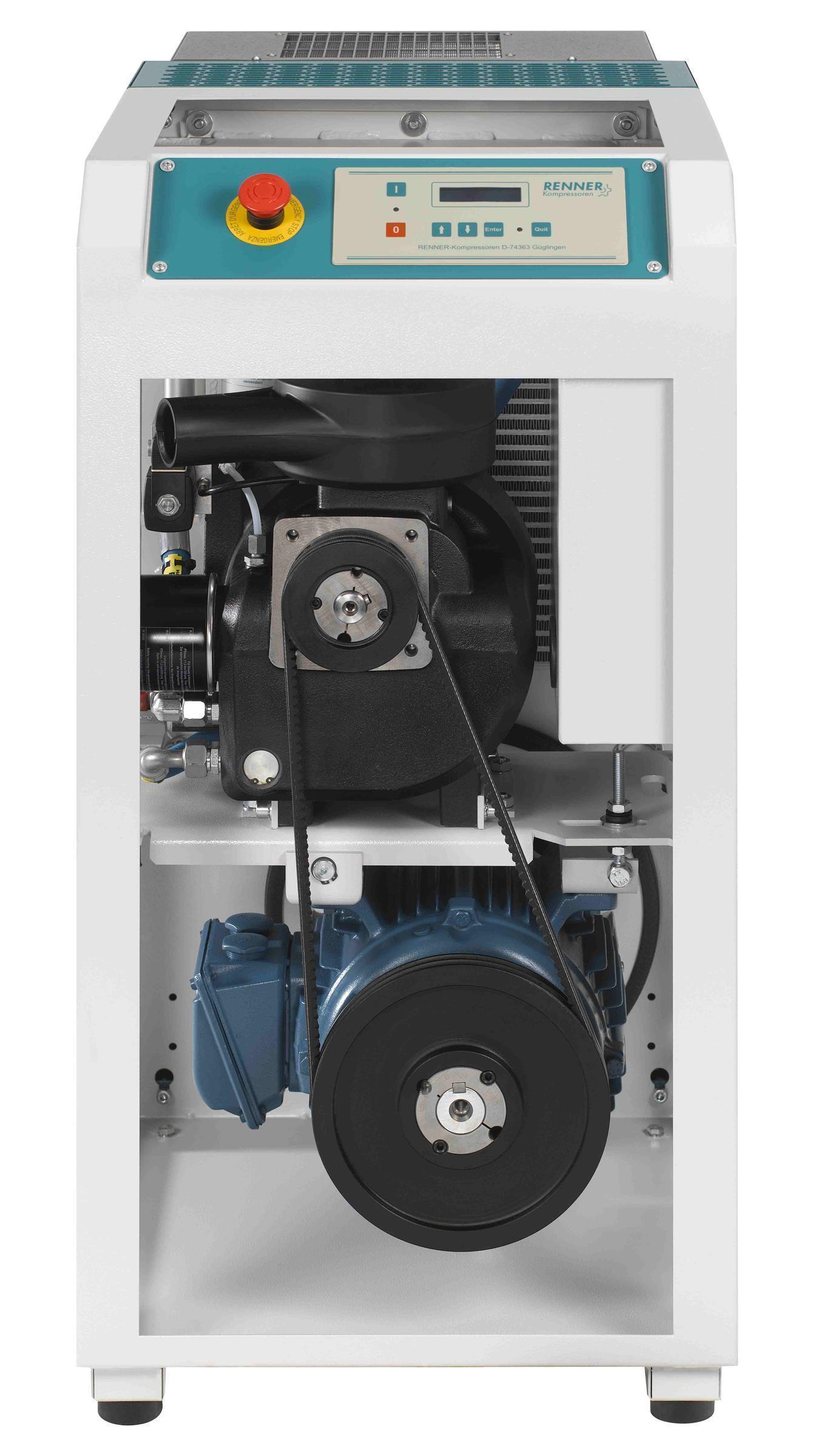 RENNER-Industriekompressor Schraube RSKF-PRO 2-11,0 mit Kältetrockner - frequenzgeregelt Schraubenkompressor
