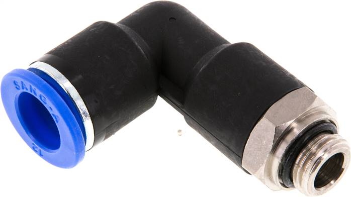 Winkel-Steckanschluss, lang G 1/4"-12mm, IQS-Standard, langer Körper