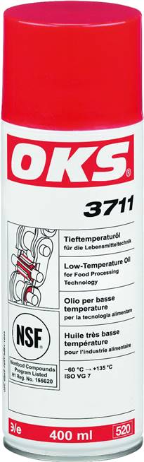 OKS 3711, Tieftemperaturöl für die Lebensmitteltechnik - 400 ml Spraydose