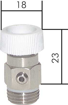 Ablassventil / Entlüftungsventil, G 3/8", PN10
