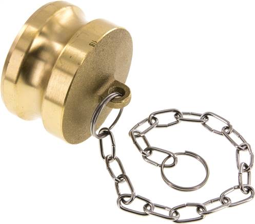 Kamlock-Verschlussstecker (DP) 2-1/2", Messing