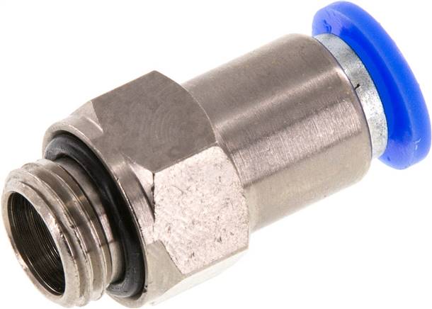 Steckanschluss, selbstabsperrend G 1/4"-8mm, IQS-Standard