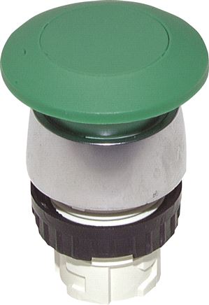 Betätigeraufsatz 22mm, Pilztaster (schwarz)
