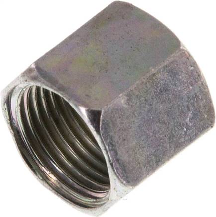 Überwurfmutter f. Schneidringverschr. 8 LL (M12x1), Stahl verzinkt