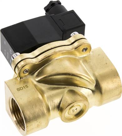 2/2-Wege MS-Magnetventil 24V=, G 1", 0-6/10 (DC/AC) bar, NC