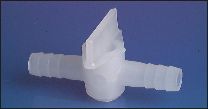 Labor-Schlauchhahn (PE), 13 (1/2") mm