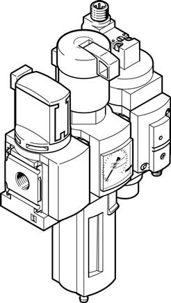 FESTO MSB6-1/2:C3:J120:D14-WP (8042670) Wartungsgeräte-Kombination