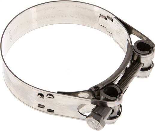 25mm Gelenkbolzenschelle, 85 - 91mm, 1.4301 (W4)