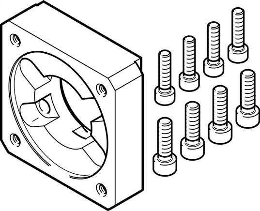 FESTO EAMF-A-48C-100A (1201924) Motorflansch