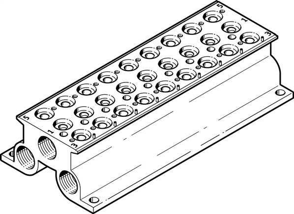 FESTO CPE14-PRS-3/8-9 (543837) Anschlussblock