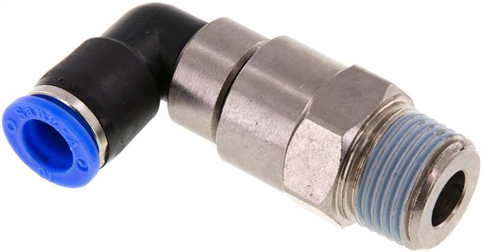 Winkel-Schnelldrehverschraubung R 1/2"-10mm, IQS-Standard