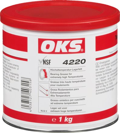 OKS 4220 - Höchsttemperatur-Lagerfett (NSF H1), 1 kg Dose