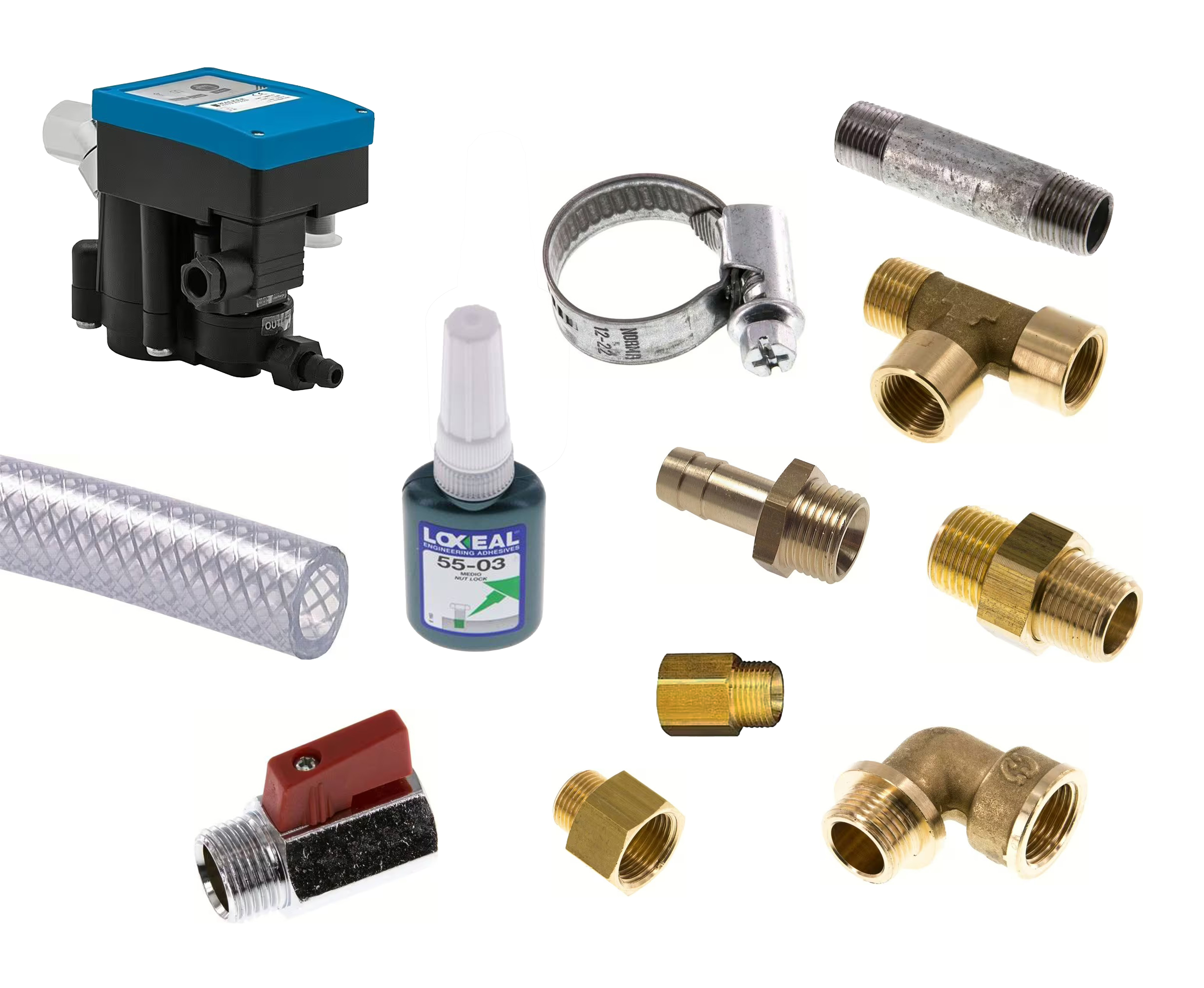 DF-Kondensatableiter Set für mobile Kompressoren niveaugesteuerte automatische Entwässerung