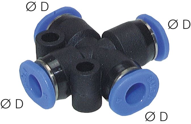 Kreuz-Steckanschluss 6mm, IQS-Mini