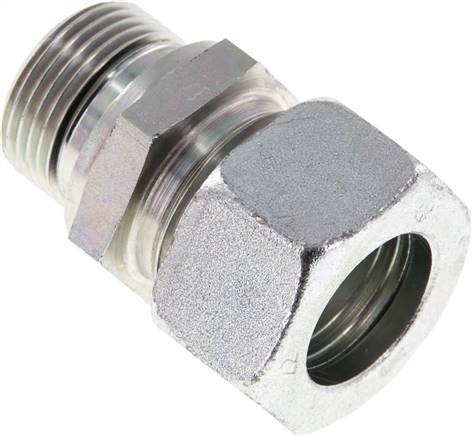 Gerade Schneidringverschr. G 3/4"-22 L (M30x2), Stahl verzinkt, Dichtung FKM