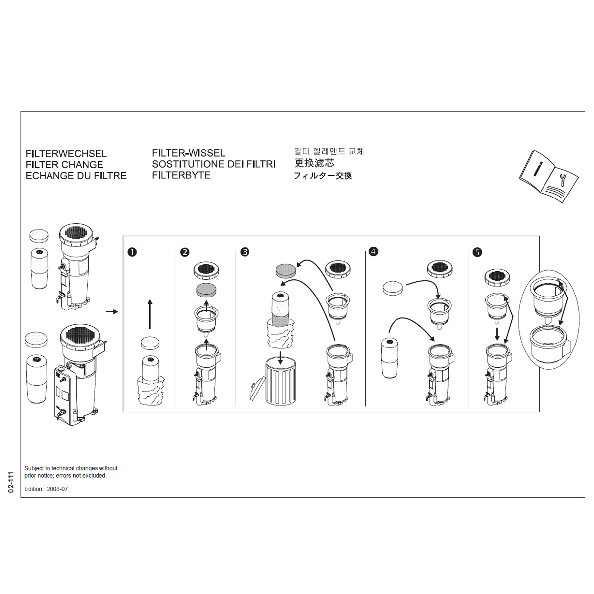 BEKO Filter Set für ÖWAMAT 10 4010719 XVKT10BF1