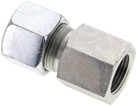 Aufschraub-Schneidringverschr. M 20x1,5-14 S (M22x1,5), Stahl verzinkt