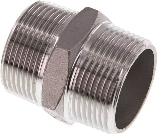 Doppelnippel R 1-1/4"-R 1-1/4", 1.4408