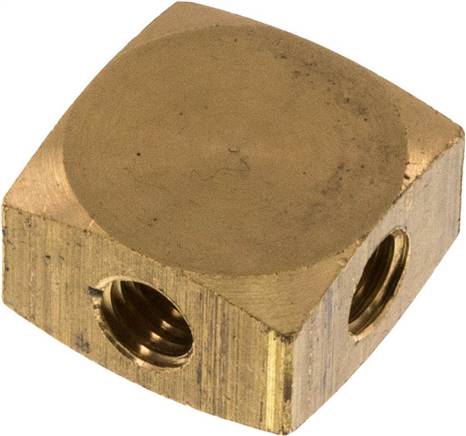 Kreuz-Verteiler 3 x M 5,Messing