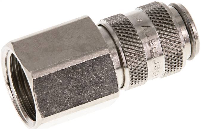 Schnellkupplung (NW5) G 3/8"(IG), Messing vernickelt