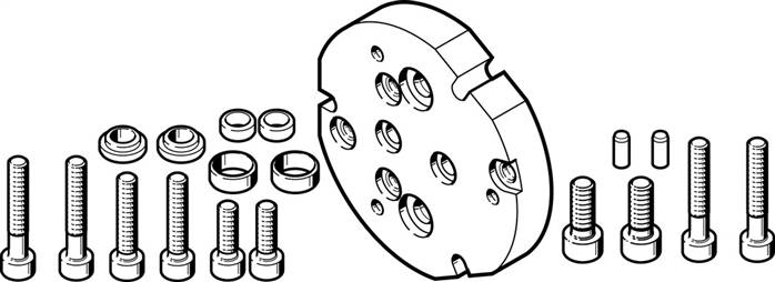 FESTO DHAA-G-H2-20-B13G-50 (2378415) Adapterbausatz
