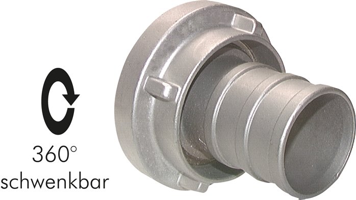 Storz-Kupplung 110-A, 110mm Schlauch, Aluminium (geschmiedet) Typ STKS 133/110 A