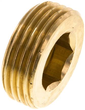 Verschlussstopfen Innenskt. R 1", Messing