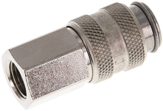 Schnellkupplung (NW5) G 1/8"(IG), Stahl gehärtet & vernickelt