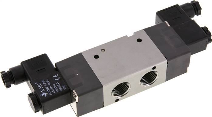 3/2-Wege Magnetventil, G 1/2", Impulsventil, 24 V AC
