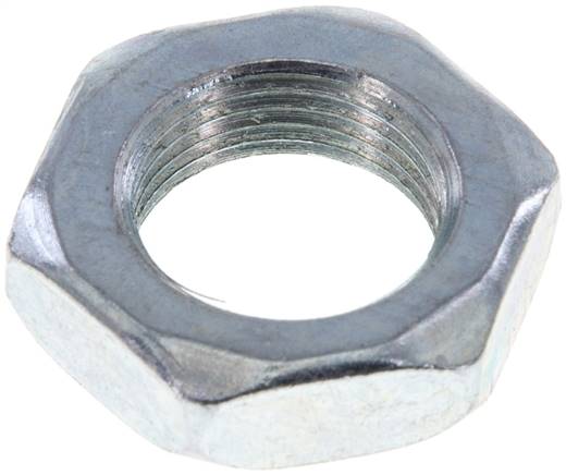 Sechskant-Gegenmutter M 20x1,5, Stahl verzinkt