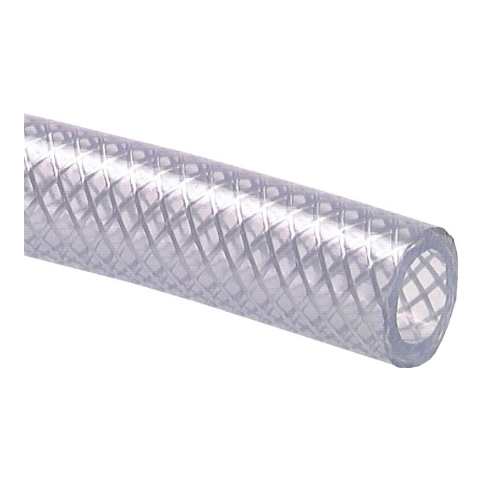 Tubo in tessuto PVC 13,2 (1/2")x19,8 mm, trasparente, rotolo da 25 metri