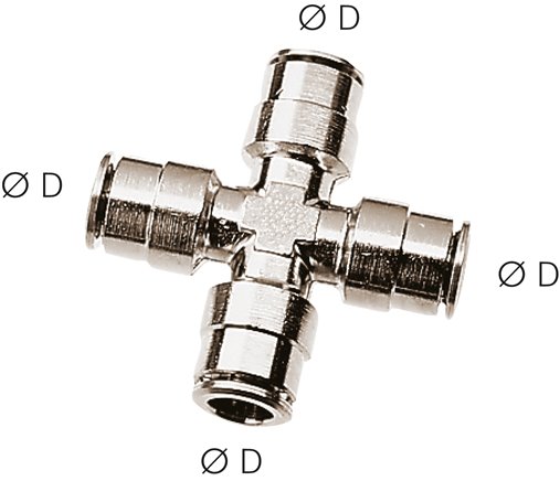 Kreuz-Steckanschluss 10mm, Baureihe C