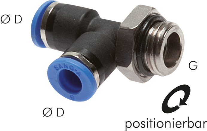 LE-Steckanschluss G 1/4"-10mm, IQS-Standard