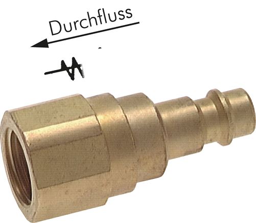 Kupplungsstecker (NW7,2) G 1/4"(IG) mit Rückschlagventil