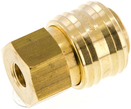 Schnellkupplung (NW7,2) G 1/8"(IG), Messing, mit FKM-Dichtungen