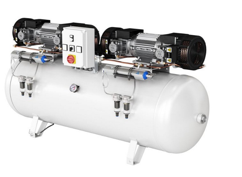 Gentilin ölfreier Kompressor Clinic Dry 12/500 HS - Das Kraftpaket für ölfreie Druckluft 400V 6 kW